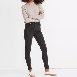 Madewell 11" High-Rise Skinny Jeans in Lunar Wash